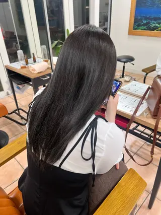 ロング plaatje 橋本店所属・🌿‬カット無料🌿 モエ🌿‬のヘアスタイル