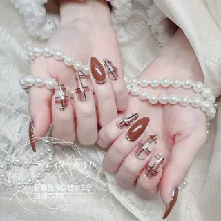 ネイル ラベンダー💖日暮里 ルル💖ネイルのネイルデザイン