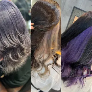 ミディアム カラー ヘアアレンジ ミルクティーハイトー ン💖副店長mikaのヘアスタイル