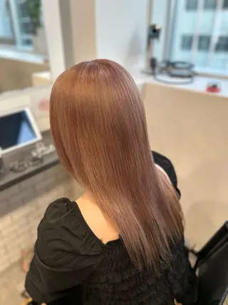 ロング カラー ブリーチ/ベージュ /レイヤー/ひよりのヘアスタイル