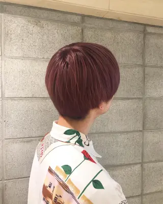 ショート カラー ボブ/ミニボブ/ 立河今日子のヘアスタイル