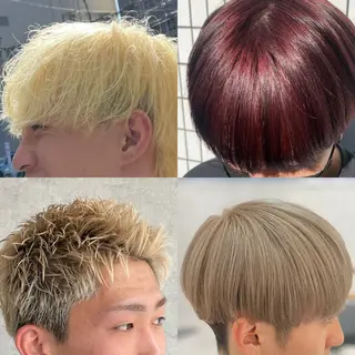 カラー メンズ SALOWIN梅田茶屋町North店所属・岡田/メンズ特化/パ ーマ&ショートのプロのヘアスタイル