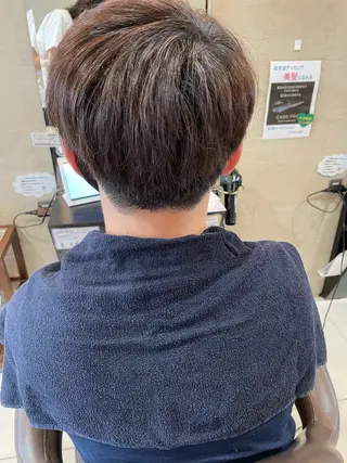 ミディアム カラー メンズ ブリーチ特化 ハイトーンRYOYAのヘアスタイル