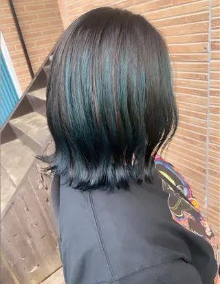 ミディアム ank classic hair【アンククラシックヘアー】所属・バレ、ハイライト モデル募集　齋藤祐哉のヘアスタイル