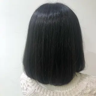 ミディアム 透明感カラー🩵 mioのヘアスタイル