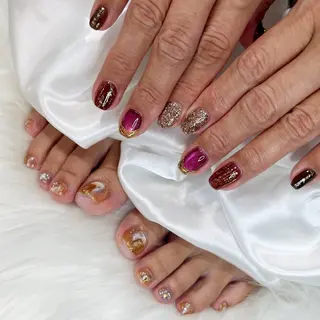 ネイル Hair salon Irie所属・與儀 知佳のネイルデザイン