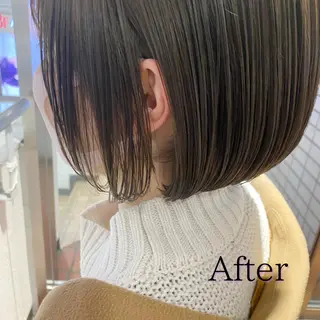 ショート カラー レイヤー/ベージュ カラー/ハシモトのヘアスタイル