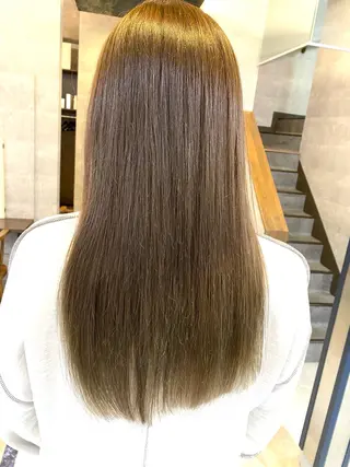 ロング カラー Wカラー/ワンカラー 中村太玖美のヘアスタイル