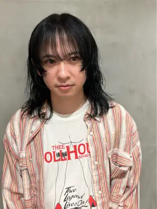 ロング カラー メンズ 優作 〜圧倒的信頼〜のヘアスタイル