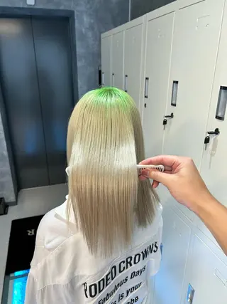 セミロング ✨メンズ特化& ブリーチ特化Ryuのヘアスタイル