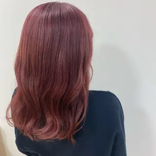 セミロング 個性派/ブリーチ ＊ほのかのヘアスタイル