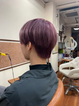 ショート 似合わせミニボブ マッシュ/渋谷/宍戸のヘアスタイル