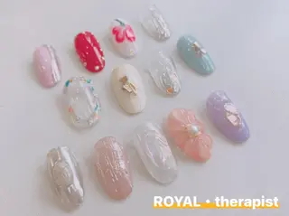 ネイル 【尾下】 ロイヤル•セラピストのネイルデザイン