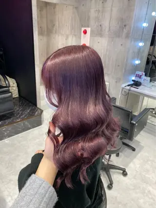 セミロング ハイトーン×エクステ 💞くるみのヘアスタイル