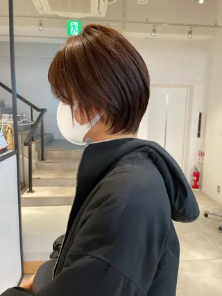 ショート カラー 🇰🇷カルマパーマ kaito🇰🇷のヘアスタイル