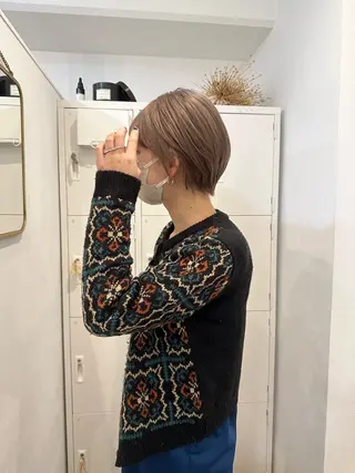 ショート 梅田/柔らかカラー/ オオハシ リナコのヘアスタイル