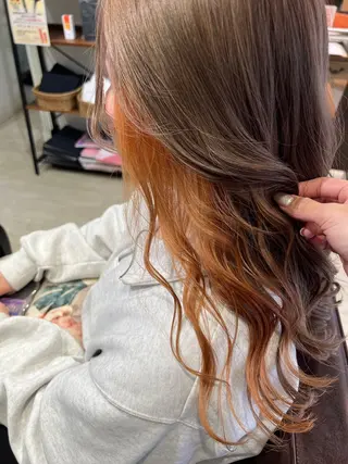 ロング 韓国風レイヤー ∕ 大隣 里桜のヘアスタイル