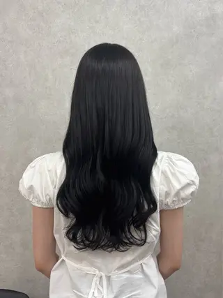ロング カラー 倉澤 愛理のヘアスタイル