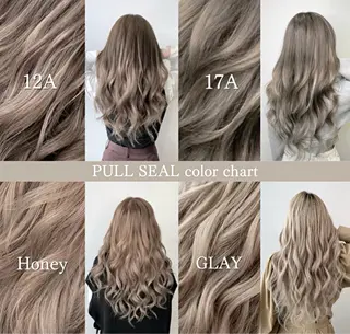 ロング カラー RIRŪA所属・プルシールエクステ ちゃきのヘアスタイル