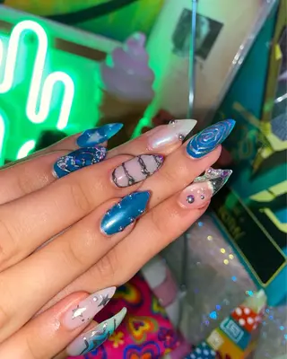 ネイル 福の爪 🍒福山千晴のネイルデザイン