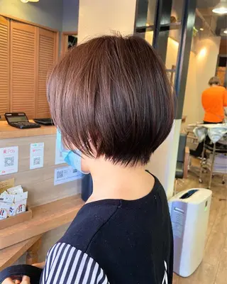 ショート カラー OPShair　ANELLO所属・ショート/ボブ/ メンズ/縮毛矯正のヘアスタイル