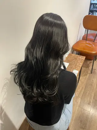 ロング Megu/ベージュ/ 透明感カラーのヘアスタイル