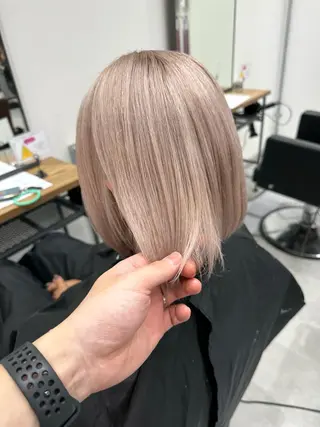 ショート カラー KEISUKE/ ブリーチ🧡エクステのヘアスタイル