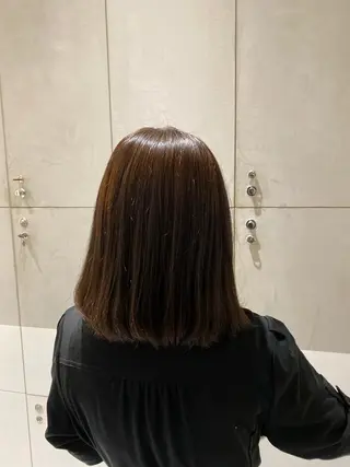 ミディアム カラー ナチュラル/韓国💎 haruka 💎のヘアスタイル