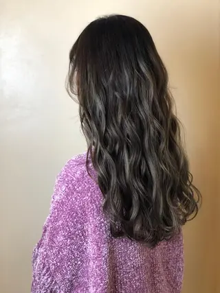 ロング カラー 長瀬 燎哉のヘアスタイル