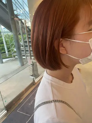 ミディアム カラー 中村 瑞希のヘアスタイル