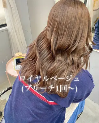 ロング カラー パーマ ヘアアレンジ メンズ キッズ ネイル マツエク・マツパ アイブロウ chapter問屋町 💘小室明華のヘアスタイル