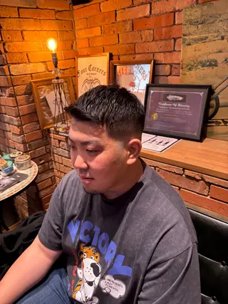 ショート フォーコーナーズカットショップ本店所属・設楽 カットモデル募集中のヘアスタイル