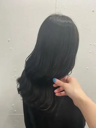 ロング 透明感カラー名駅 名駅みゆのヘアスタイル