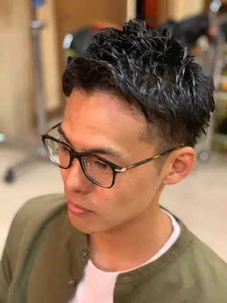ショート メンズ HOMMEHAIR4所属・砂川 太成のヘアスタイル