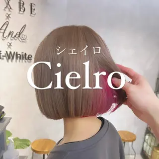 ショート カラー Cielroシェイロ所属・ブリーチ&エクステ 🥀ケアカラー特化のヘアスタイル
