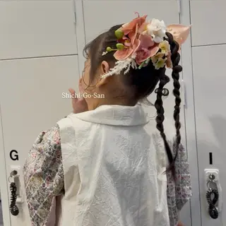 セミロング ヘアアレンジ makoto / 韓国風ヘア🎀🪄︎のヘアスタイル