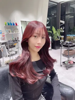 セミロング カラー 寺島 圭人のヘアスタイル