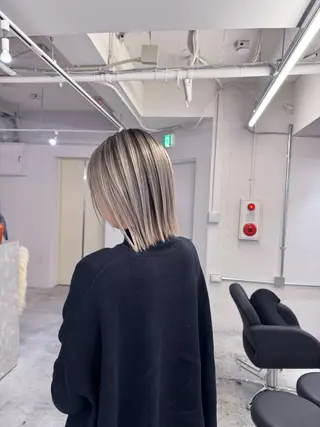 カラー 心斎橋ブリーチ特化 rikitoのヘアスタイル