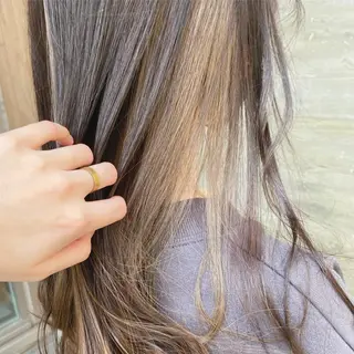 セミロング カラー 暗髪/艶髪/Ono .のヘアスタイル