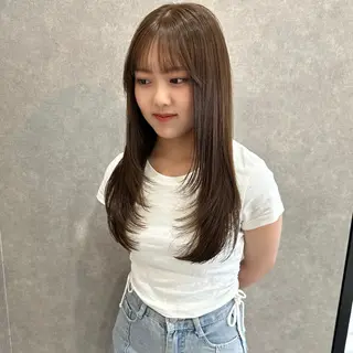 ロング カラー はちすか るかのヘアスタイル