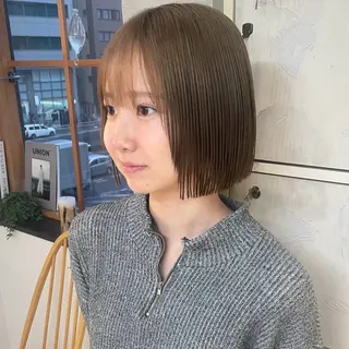 ショート 暖色カラー/ 伏見/RIONAのヘアスタイル