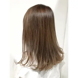 ミディアム カラー KIZU 髪質改善 オカルト怪談のヘアスタイル