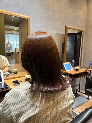 セミロング カラー Akko💋 モデル大募集です！のヘアスタイル