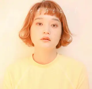 ミディアム 【エシカル】 HOSOMIのヘアスタイル
