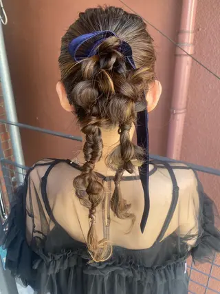 ロング ヘアアレンジ JIL BLAN所属・JIL BLAN NAOのヘアスタイル