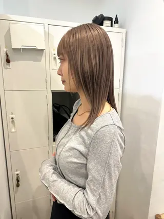 ミディアム カラー 梅田/柔らかカラー/ オオハシ リナコのヘアスタイル