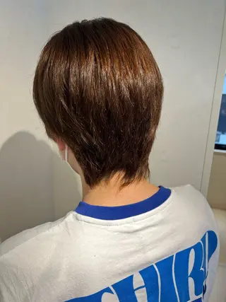 ショート パーマ/ハイトーン /吉田眞のヘアスタイル