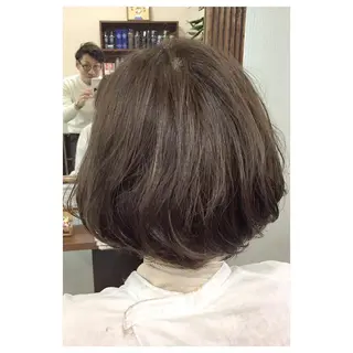 ショート カラー パーソナルカラー診断 できます 木曽 主博のヘアスタイル