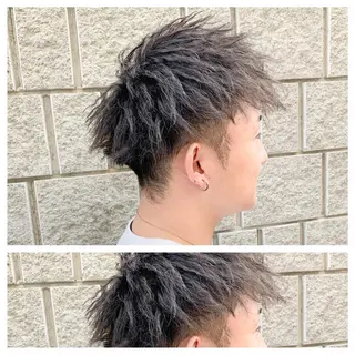 パーマ メンズ サトウ レンマのヘアスタイル