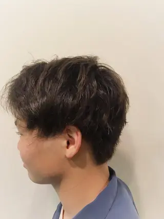 ショート カラー メンズ 縮毛矯正専門店店長 佐々木動画モデル募集のヘアスタイル